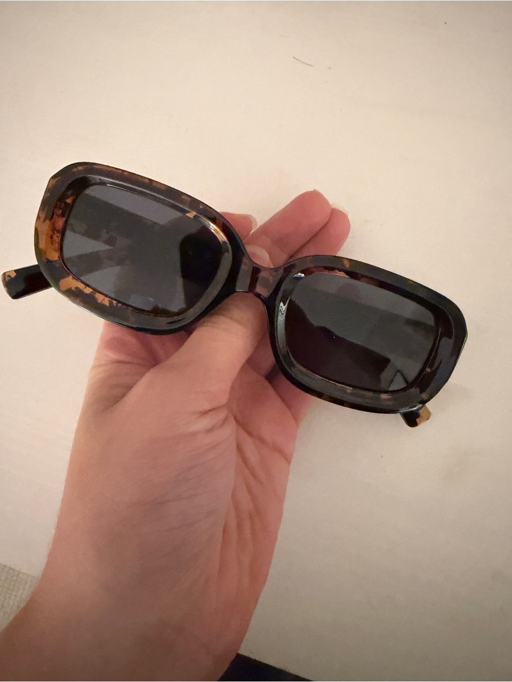 Meller Tortoiseshell Rectangular Women’s Sunglasses
